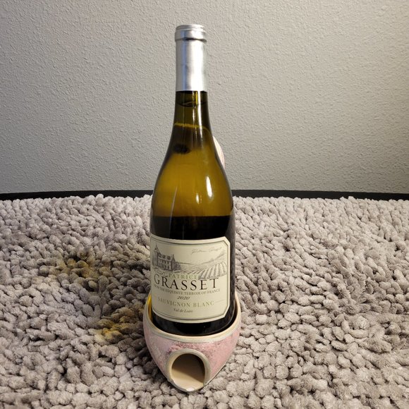 PINK GLITTER STILETTO HEEL WINE HOLDER - by Wild Eye Designs - SO COOL - Picture 5 of 8